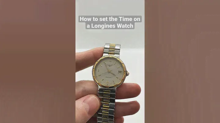How to set the Time on a Longines Watch