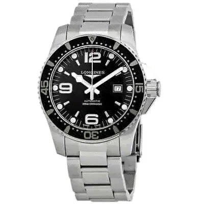 Longines Hydroconquest Automatic 44 mm Black Dial Mens Watch L3.841.4.56.6-0