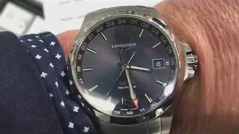 Longines Conquest V.H.P. GMT 43mm miesten rannekello L37284966