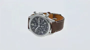 Longines Avigation BigEye Column-Wheel Chronograph L2.816.4.53.2 - Zegarek / Watch 360