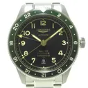 Auth longines spirit zulu time L3.812.4.63.6 53955054 Silver Men Wrist Watch