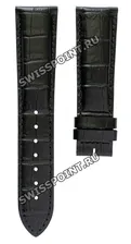 Черный кожаный ремешок Longines L682101067, теленок, 21/18, без замка, для часов Longines DolceVita Classic L5.656.0, L5.656.4, L5.656.6