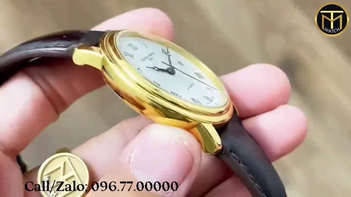 Đồng hồ FC303 vỏ vàng, mặt trắng, đánh vân tuyệt đẹp