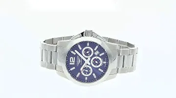 Longines Conquest Column-Wheel Chronograph L3.801.4.96.6 Zegarek / Watch 360