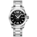Longines Часы Conquest 43mm черная автоматическая сталь L3.778.4.58.6