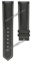 Черный кожаный ремешок Longines L682129520, теленок, 22/20, без замка, для часов Longines Grande Vitesse L3.637.4