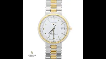 Longines Conquest Watch V.H.P. Men's 18K Gold Plated Stainless Steel Ref.4976