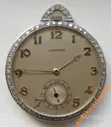 Карманные LONGINES, платина 900пробы, 61 бриллиант
