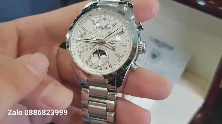 Mở hộp đồng hồ Longines L2.798.4.72.6 cũ siêu lướt mới 99%