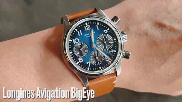Longines Avigation BigEye titanium chronograph