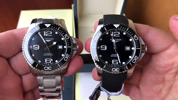 Longines Hydro Conquest 43mm Automatic Ceramic Bezel Black Dial
