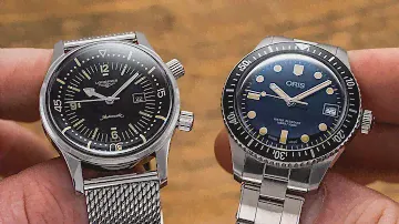 Двое из ЛУЧШИХ часов для дайвинга диаметром менее 40 мм: Longines Legend Diver и Oris Divers Sixty-Five