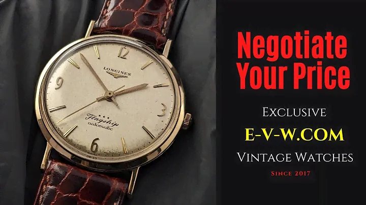 63 Years Old Vintage Longines Flagship Automatic / Cal. 340 / Vintage 1961
