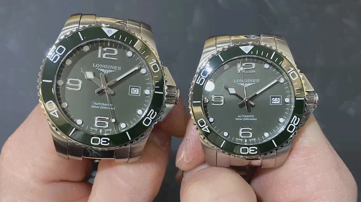 Longines Hydroconquest green 41 & 43