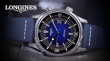 LONGINES LEGEND DIVER в СИНЕМ цвете (лучшее соотношение цены и качества, люксовый дайвер, произведенный в Швейцарии)
