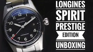 Longines Spirit Black Dial - Unboxing [L3.810.4.53.9]