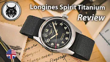 Longines Spirit Titanium L38101532 Watch-Review - 4K - ENGLISH - www.watchdavid.com