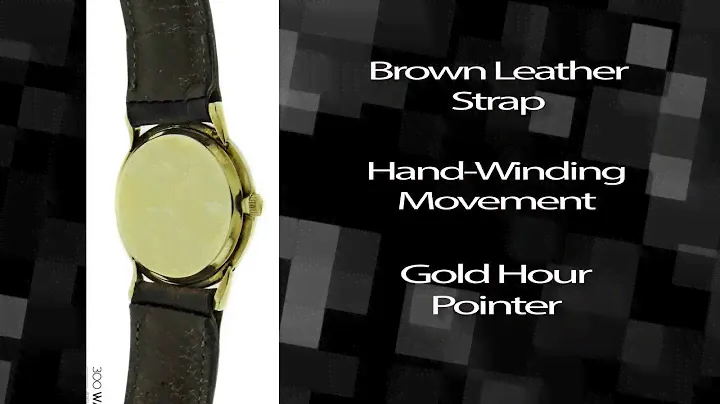 Longines 14k Gold Mystery Dial Dress Vintage Men's Watch