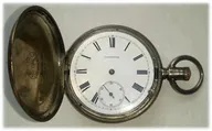 старые механические карманные часы Longines. трехкрышечные серебро