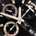 LONGINES CHRONOGRAF CONQUEST SUPER 300m BIG 41mm STAL zegarek QUICKSET DATE