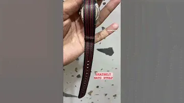 Black red green seatbelt nato strap