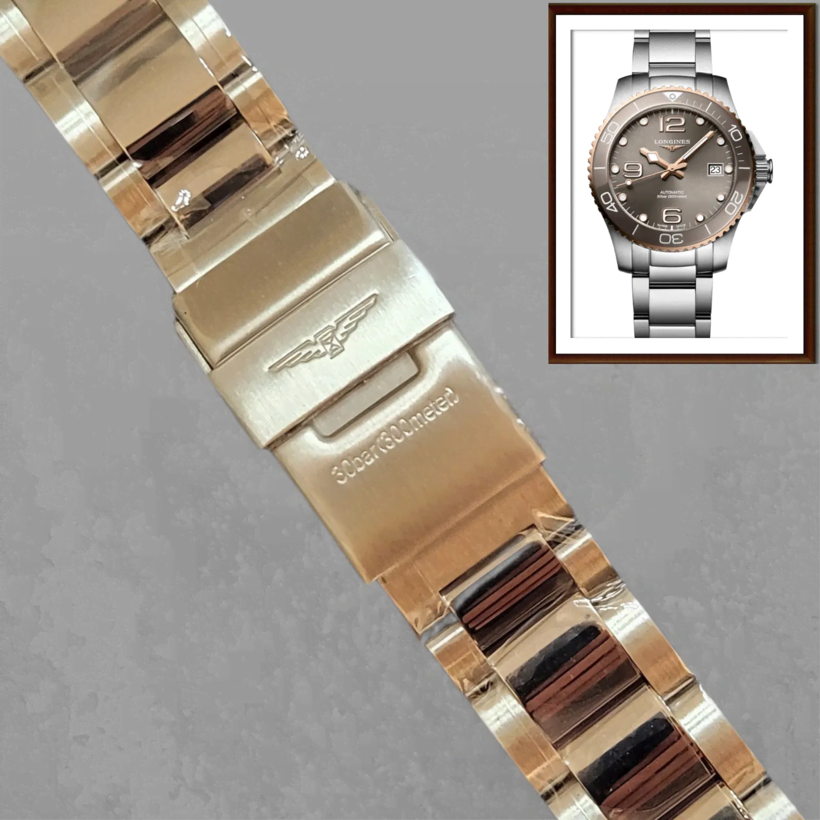 Longines Original OEM HydroConquest Steel Bracelet | OEM Band
