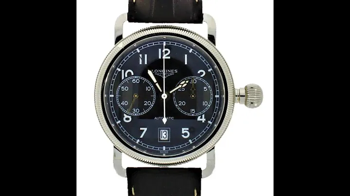 New Unworn Longines Heritage Avigation Leather Mens Watch L27834532 RW0279 Papers