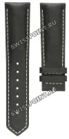 Черный кожаный ремешок Longines L682129520, теленок, 22/20, без замка, для часов Longines Grande Vitesse L3.637.4-0