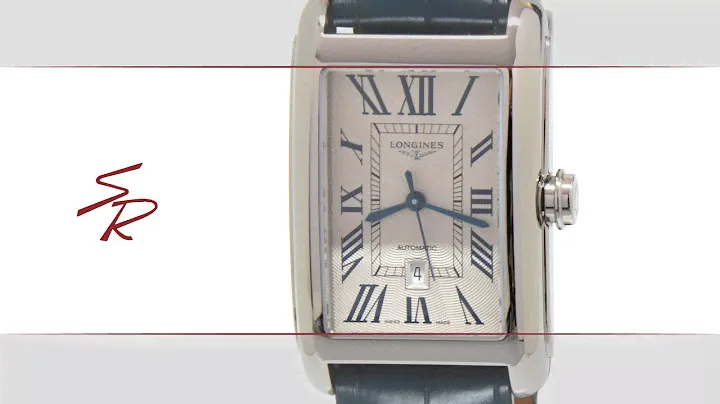 Longines Dolce Vita Silver 43mm Blue Leather Strap L57574719