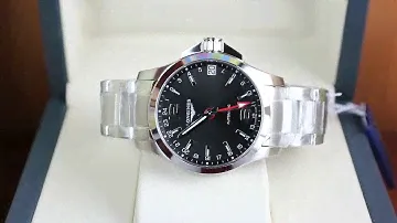 Longines Conquest GMT 41mm Black Dial