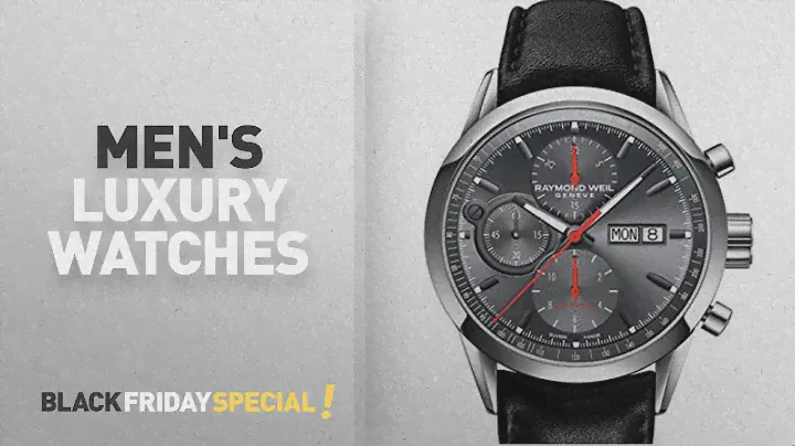 Black Friday Men's Luxury Watches: Raymond Weil Men's 'Freelancer' Swiss Automatic Stainless Steel