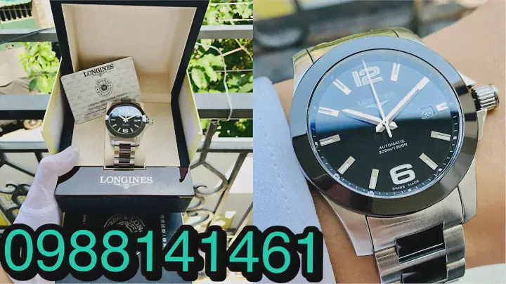(Công Nghệ Caramic Hiện Đại) (0988141461) Longines HydroConquest Ceramic L3.657.4.56.7