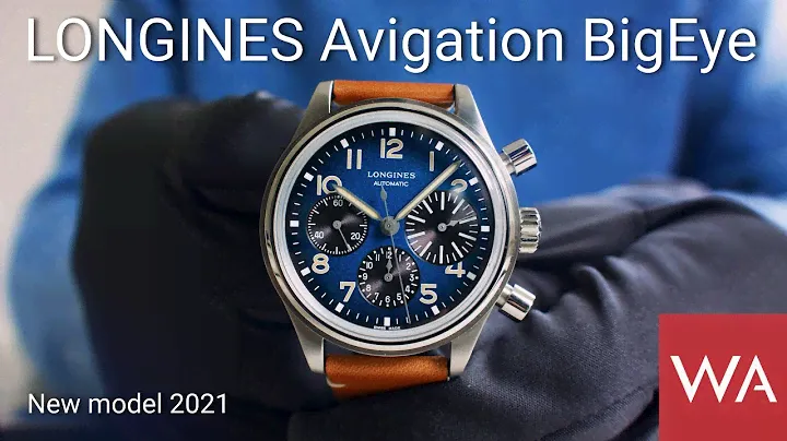 LONGINES AVIGATION BIGEYE. New Model 2021. Titanium Case. Petroleum Blue Dial.