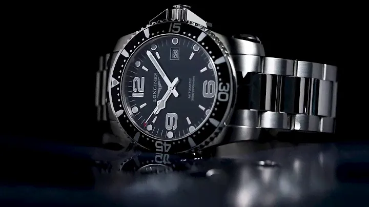 The Longines HydroConquest   a colourful performance in the diving world   Black Model