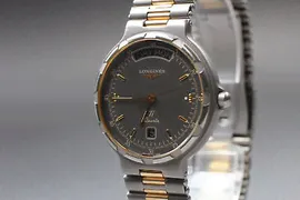 [Near Mint ] Longines Conquest V.H.P Titanium Quartz Mens Watch -Swiss Made