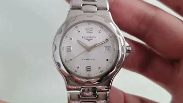 c2000 Longines Conquest men's vintage watch.  Model reference L1.633.4