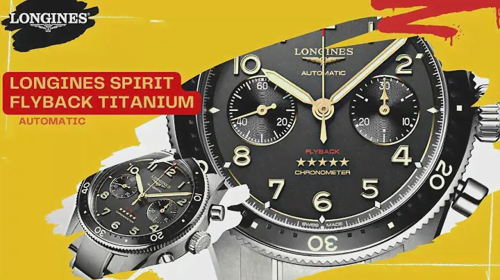 New Release: Longines Spirit Flyback Titanium Automatic Chronometer