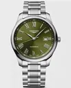 Longines Master Collection Automatic 42mm Green Dial Steel Men's Watch l2.893.4.09.6 (зелёный, mbz21828)