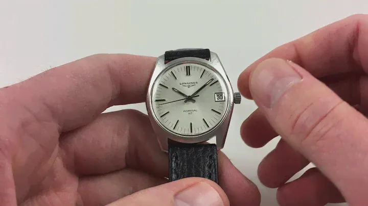 Longines Admiral HF Ref. 2302 -3 steel vintage wristwatch, circa 1973