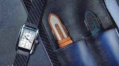 Watch Vlog 35.) 意式甜美生活的永恆優雅 Longines "La Dolce Vita" Sector dial  西裝布料錶帶L5.757.4.73.8