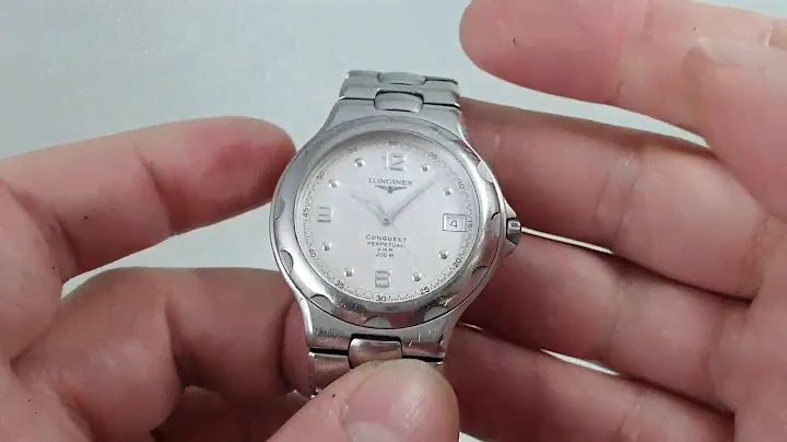 2001 Longines Conquest VHP Perpetual calendar men's watch with box and papers - ref L1.636.4.76.6