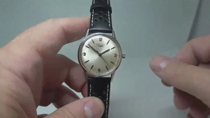 1958 Longines men's vintage watch with hand winding calibre 280 movement