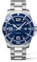 Швейцарские механические часы с автопозаводом Longines HydroConquest Auto L3.841.4.96.6 на стальном браслете, с водозащитой 30 бар и международной гарантией от производителя