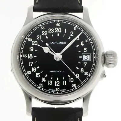 LONGINES Heritage Avigation 24 Hours L2.751.4.53.4 Automatic Cal.704.3 Mens-0