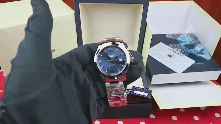 Longines Conquest Quartz 41mm Blue Dial